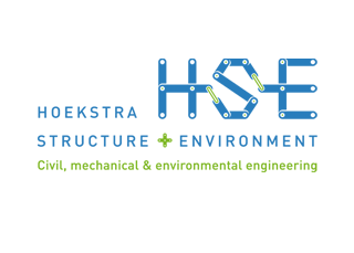 Hoekstra Structure & environment Logo- en huisstjilontwerp door Studio Thijssen